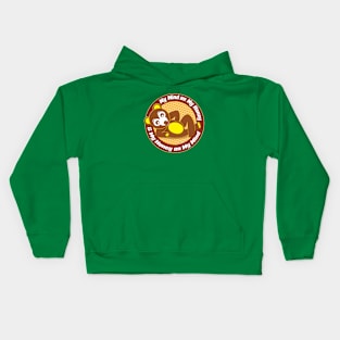 Honey on My Mind Honey Bear Kids Hoodie